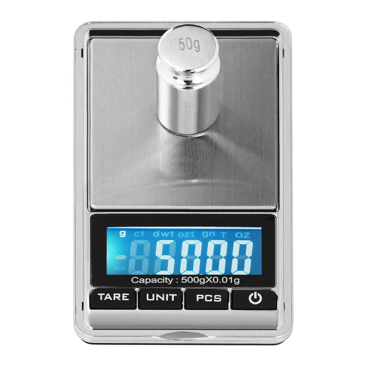 Steinberg Systems SBS-DW-500VAS Digitale Taschenwaage Feinwaage max. 500g Genauigkeit 0,05g/200 g 62