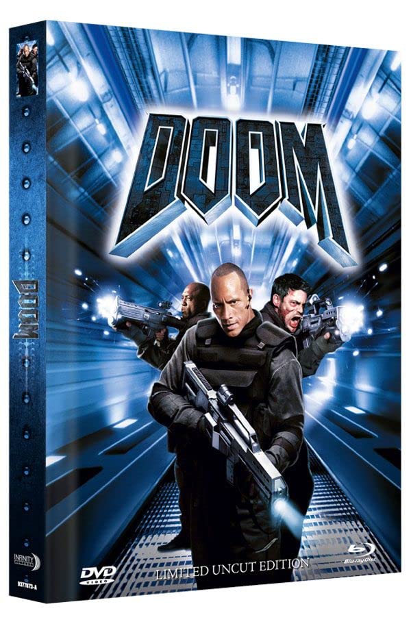 Doom - Limited Uncut Edition - 333 Stück - Mediabook - Cover A mit Spotlack-Veredelung (Blu-ray + DV