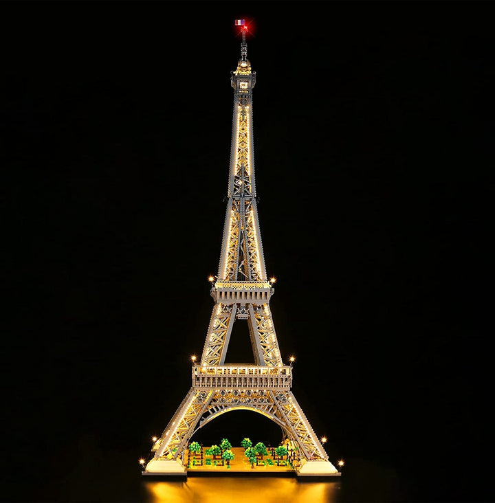 BrickBling Dekorationsbeleuchtungsset für Lego The Eiffel Tower Building Set, Led Licht Set für Lego