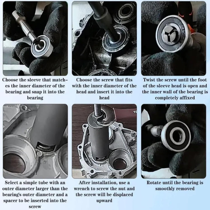 9-23mm Motorrad Lagerabzieher Innen Radlager Abzieher Motorrad Innenlager Abzieher Set 5 Grössen off