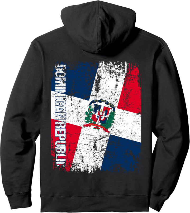 DOMINIKANISCHE REPUBLIK Flagge | Damen Herren Kinder DOM REP Pullover Hoodie
