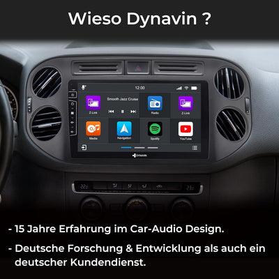 DYNAVIN Android Autoradio Navi für VW Golf 5 Plus | Tiguan 2007-2016, mit 4 * 100W DSP Verstärker |