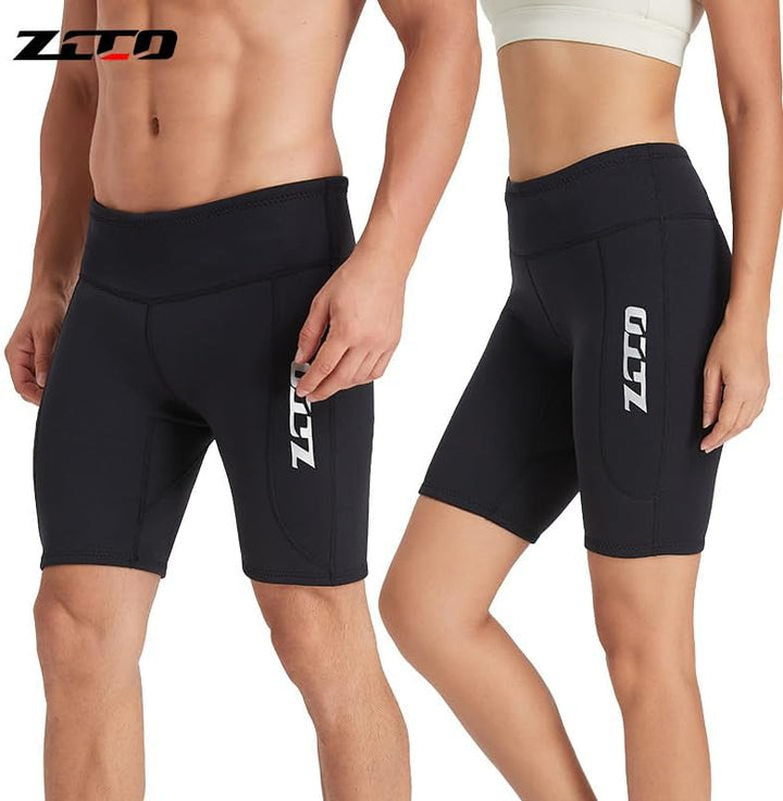 ZCCO Neopren Tauchen Shorts 2mm, Neoprenanzug Shorts Männer Frauen Neoprenhose Shorts zum Schwimmen,