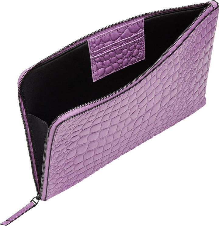 Liebeskind Berlin PB Croco Laptop Case, Onesize (HxBxT 18cm x 25cm x 1cm), Lavender