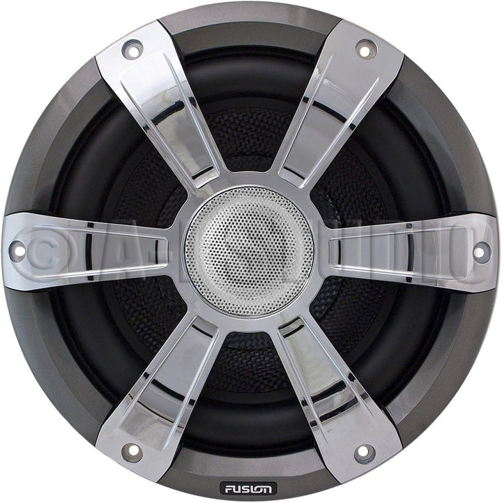 Fusion Marine Hochleistungslautsprecher mit LED-Beleuchtung, Chrom 6.5-Inch, 6.5-Inch