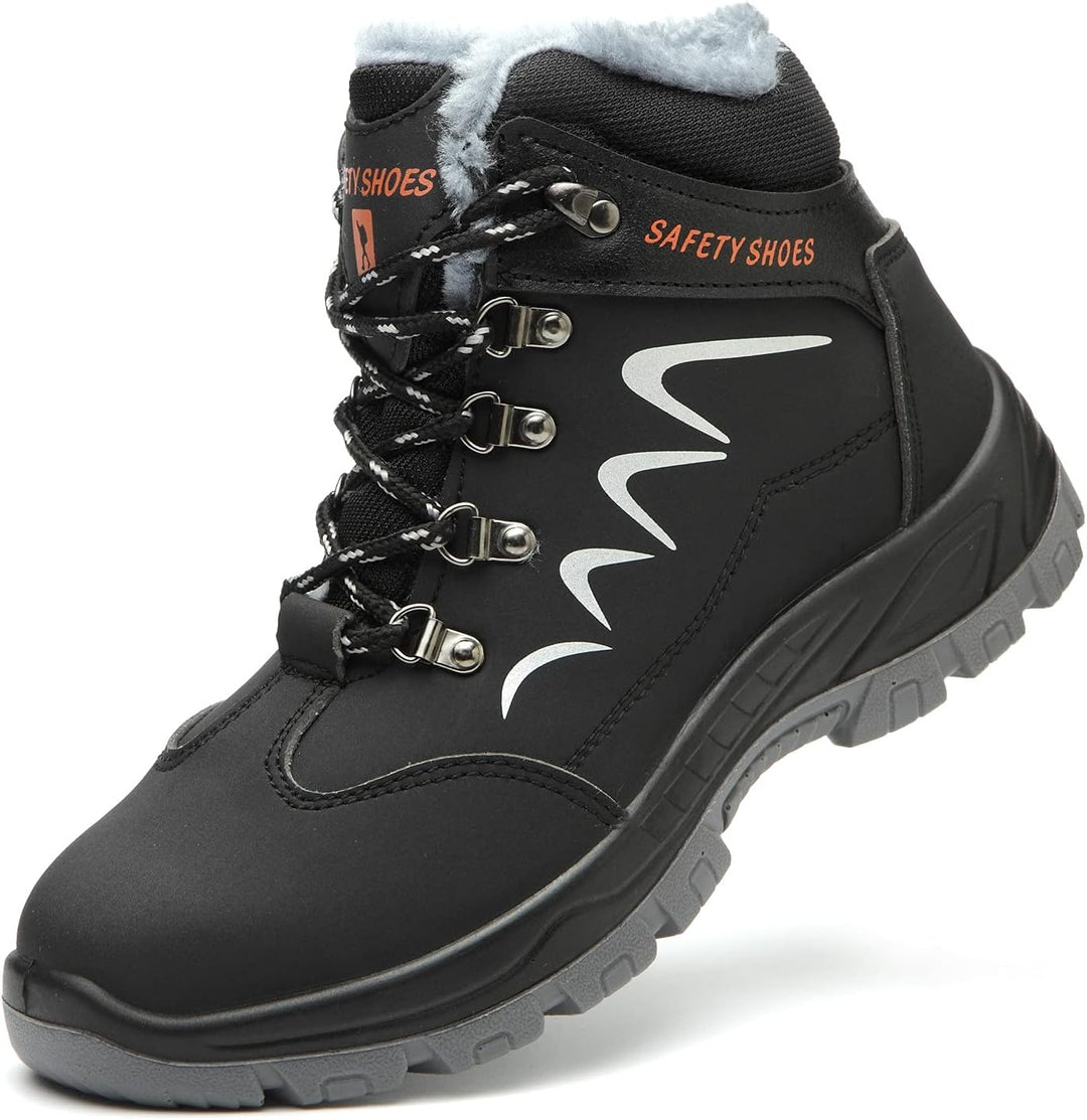 Blueskyli Sicherheitsschuhe Herren Damen Arbeitsschuhe S3 Leicht Wasserdicht Hoch Sicherheitsstiefel