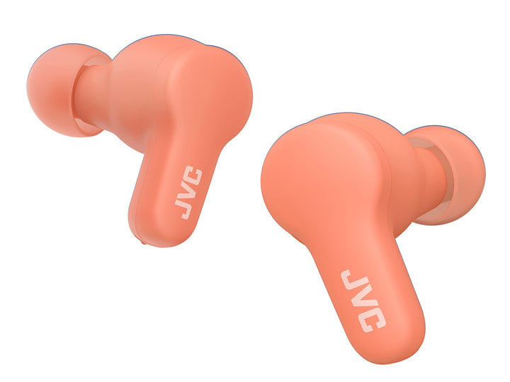 JVC HA-Z77T-P Gumy True Wireless Kopfhörer mit weichen Elastomer Ohrstöpseln, 3 Sound-Modi, Bluetoot