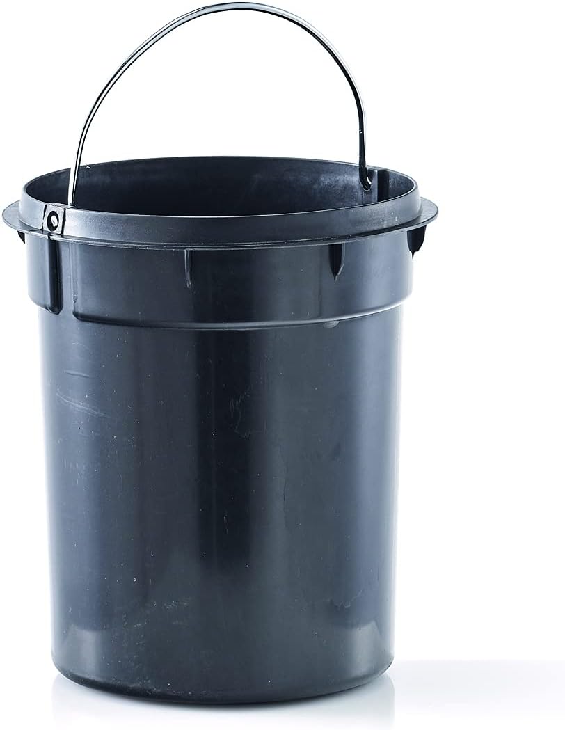 Zeller 18908 Kosmetikeimer, 3 ltr., Metall/Bambus, weiss, Soft-Close, ca. Ø 16,8 x 24 cm, Treteimer,