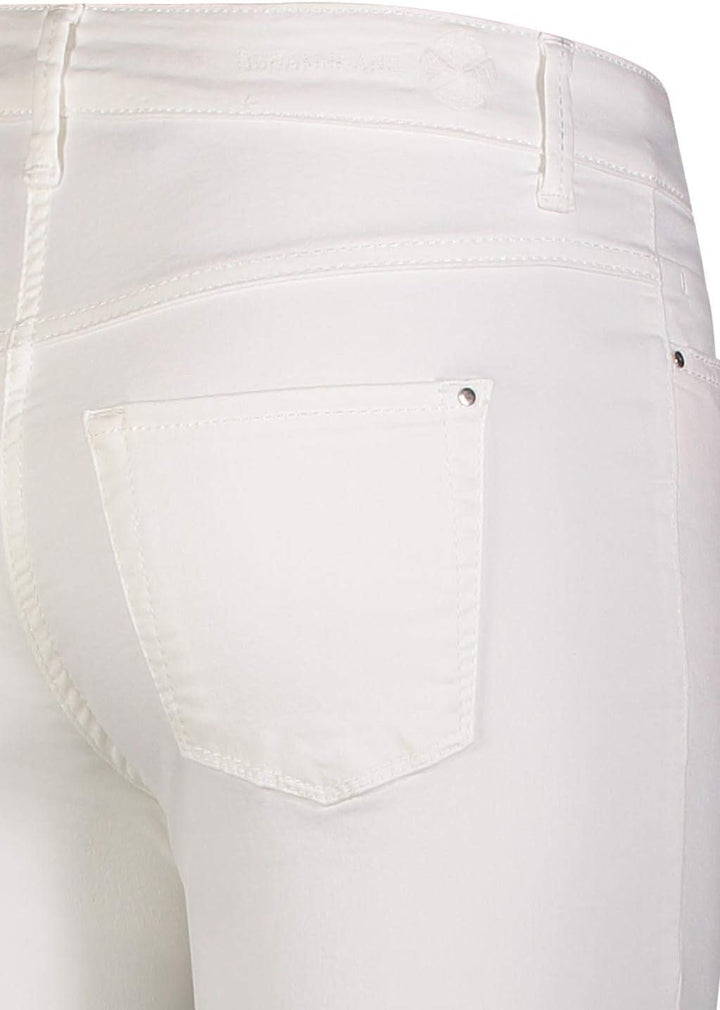 Mac - Damen 5-Pocket Jeans, Dream CHIC (5471-90-0355L) 30W / 27L Weiss (White Denim D010), 30W / 27L