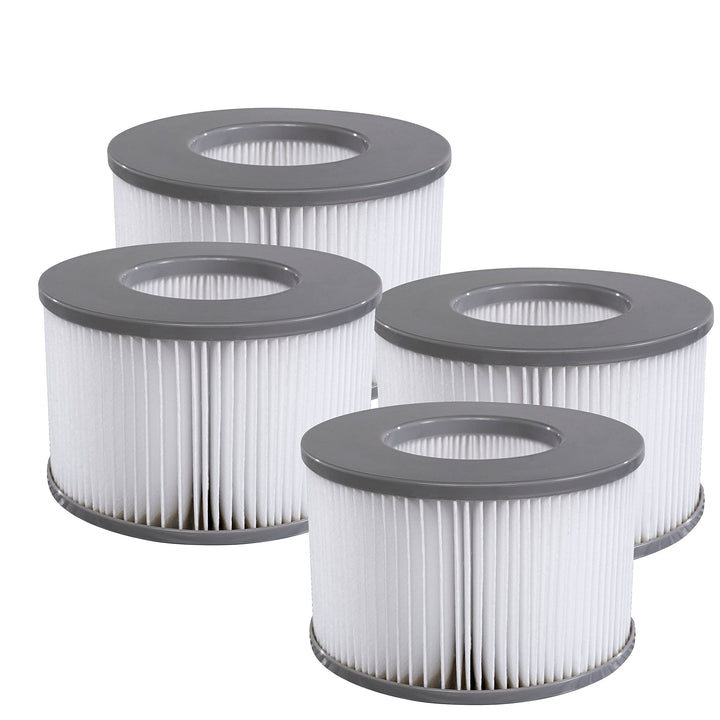 Miweba Original MSpa Whirlpool Ersatz Filter - Filterkartusche 4er Pack- Für aufblasbare Pools - Mod