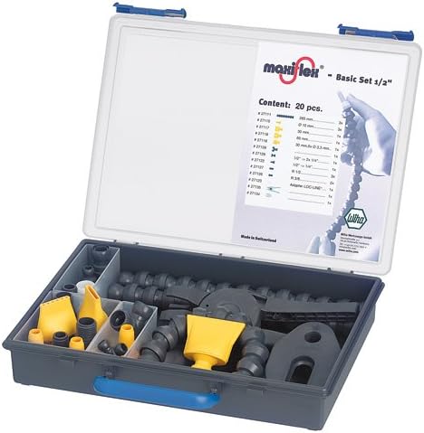 Wiha Gelenkschlauch Set maxiflex® Basis 1/2" System 20-tlg.