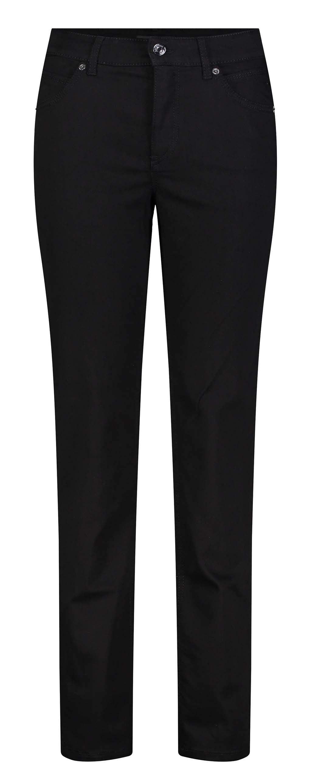 MAC Jeans Damen Jeans Hose Melanie Stretchdenim Grey 34 Black Black (D999), 34 Black Black (D999)