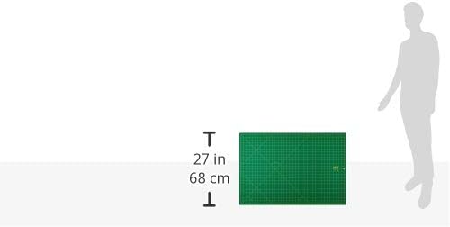 Prym 611382 Schneideunterlage cm/inch-Einteilung, 90x60cm & 611393 Rollschneider/Stoffschneider Comf