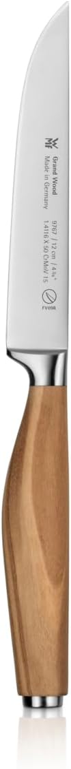WMF Grand Wood Zubereitungsmesser 24 cm, Messer Holzgriff, Made in Germany, Olivenholzgriff Messer g