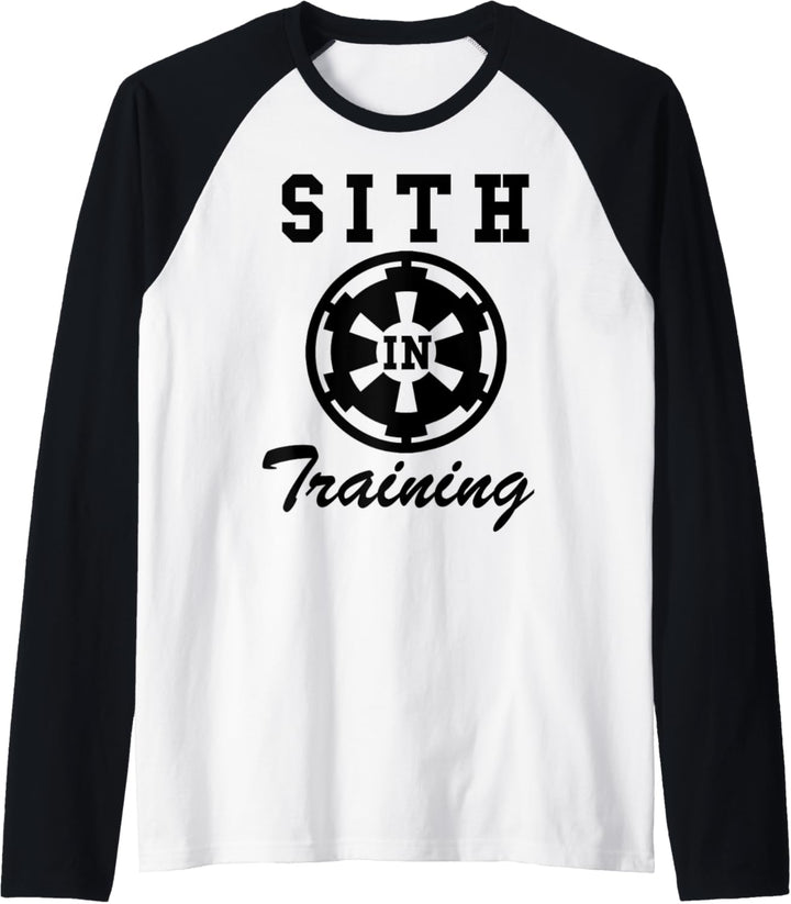 Star Wars SITH In Training Black Out Logo Raglan