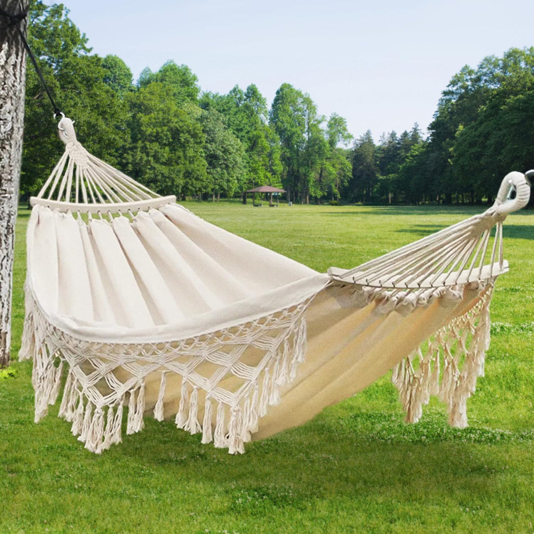 Hängematte Hängesessel Indoor Outdoor - XXL Übergrosser Hängematte 2 Personen max 440 lbs, Hängescha