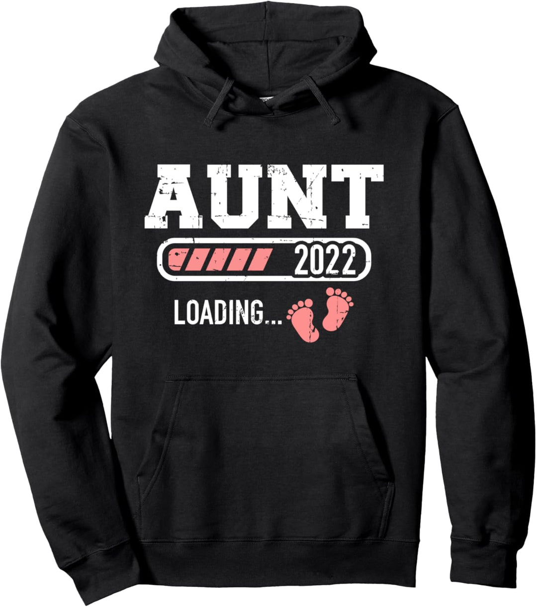 Tante 2022 loading Schwangerschaft verkünden Pullover Hoodie