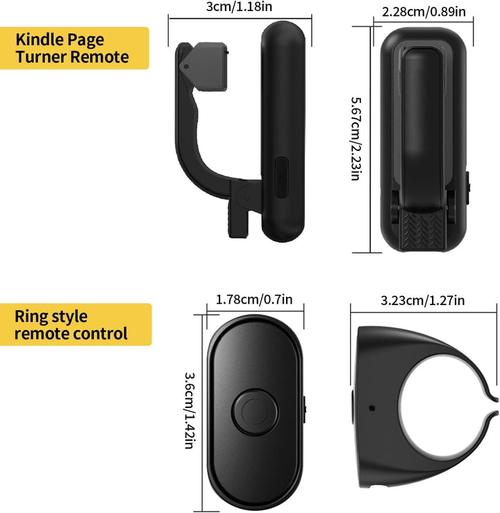 E-Book Seitenwechsler - Tragbare Fernbedienung Für E-Reader - Ergonomisches E-Reader Zubehör für All