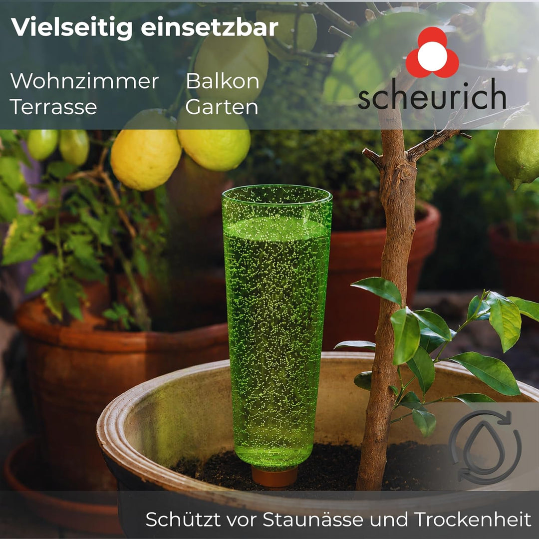 Scheurich Copa XL Bewässerung Wasserspender Bewässerungskugel grün transparent (2, Grün), 2