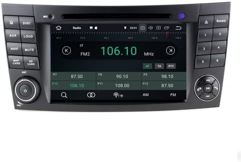GABITECH Android 11 Autoradio Stereo GPS für Mercedes-Benz E-Klasse W211 2002-2009 Mercedes-Benz G-K