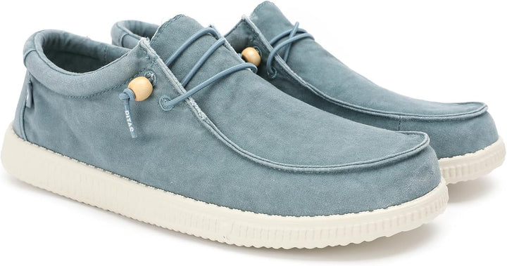 WALK IN PITAS | WP150 WALLABI Washed | Herren Mokassins | Flache Slipper für Männer | Slip on Loafer