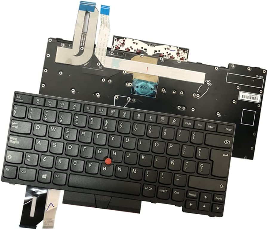 Gintai Spanisch Tastatur Hintergrundbeleuchtung für Lenovo Thinkpad L380 L390 E480 L480 T480S E485 E
