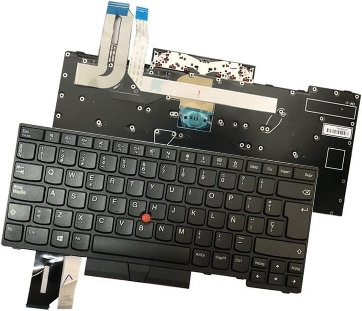 Gintai Spanisch Tastatur Hintergrundbeleuchtung für Lenovo Thinkpad L380 L390 E480 L480 T480S E485 E