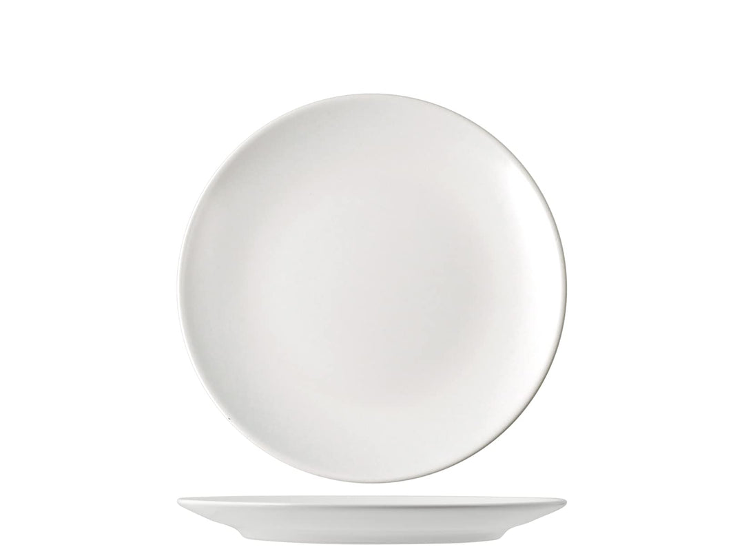 H&h set 6 piatti in stoneware denver bianco frutta 20