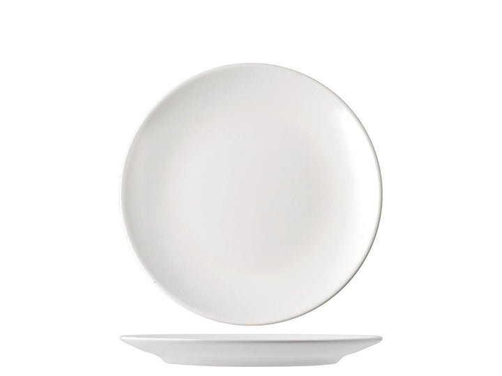 H&h set 6 piatti in stoneware denver bianco frutta 20