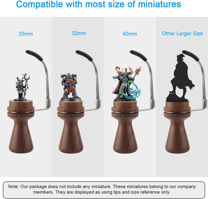 Jucoci Gemälde Griff für Mini-Statuen Gemälde Griff Kompatibel mit Warhammer, DND, Skalierungsmodell