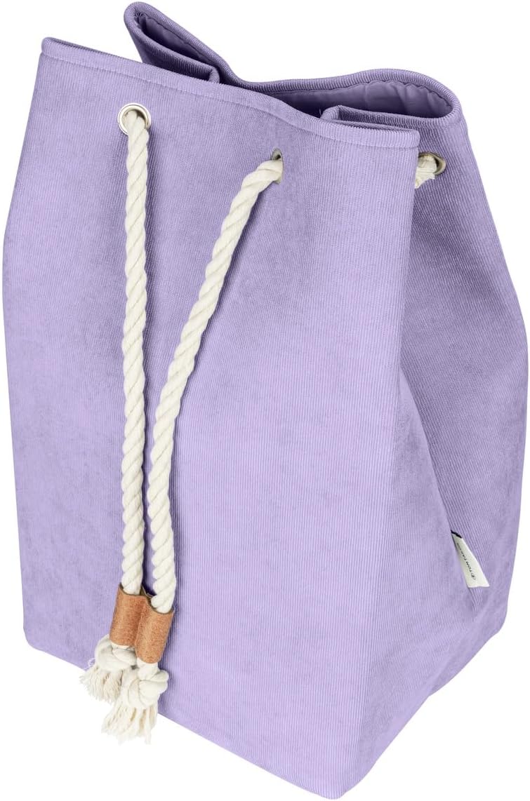 TOM TAILOR Wäschesammler mit Kordelgriff Lilac mit Kordelzug zum Zuziehen Lila - Flieder