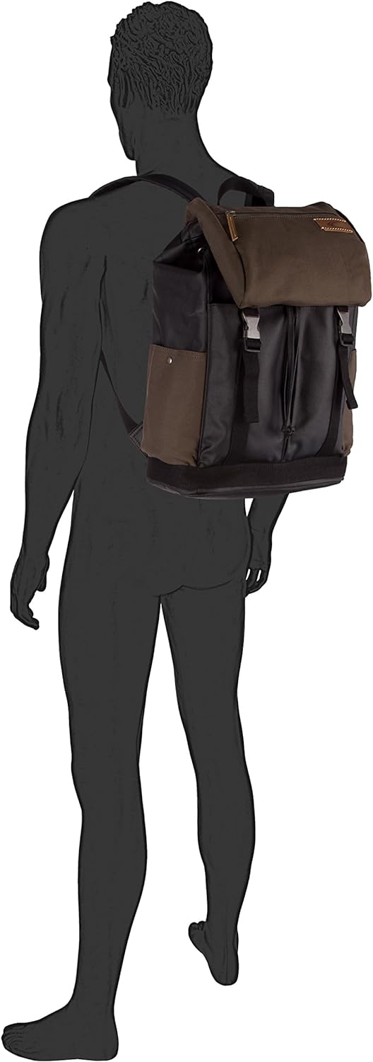 camel active Bangkok Rucksack, 32 cm, 15 L, Schwarz Schwarz 32 cm, Schwarz 32 cm