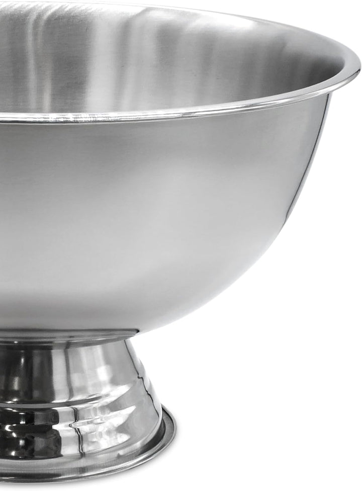 Spetebo Edelstahl Champagnerschale im edlen Design - 40 cm - Sektkühler für bis zu 6 Flaschen - Getr