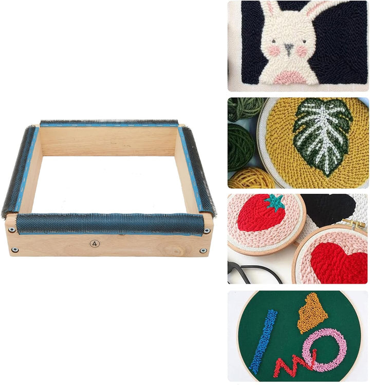 Stickrahmen Hoop Robuster Massivholzteppich Einfache Montage Hakenrahmen Stanznadelrahmen