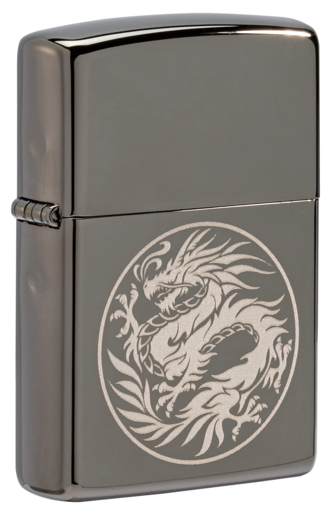 Zippo FPF21 Dragon Design 60005984 Black Ice, Laser Engraved/Fancy Fill Einheitsgrösse, Black Ice -