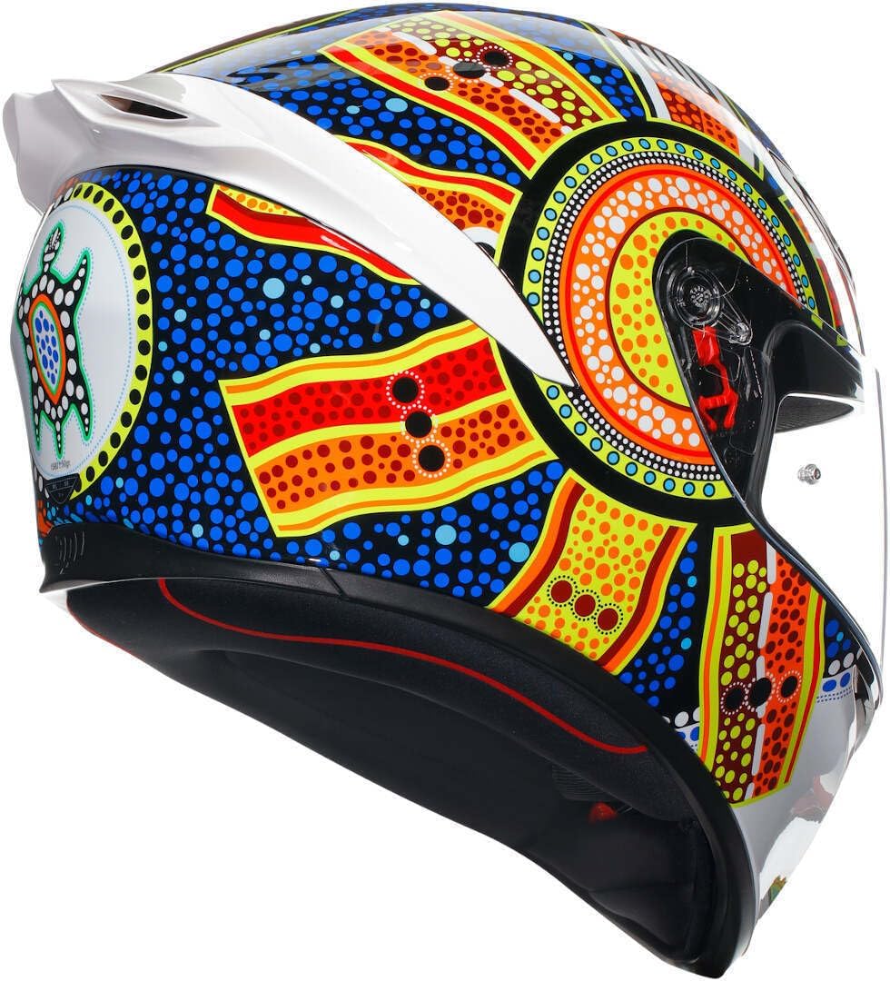 AGV K1 S Dreamtime Integralhelm (weiss/blau/rot/gelb) XS (53), XS (53)
