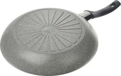 BALLARINI Ferrara Granitium Pfanne mit Antihaftbeschichtung, 28 cm, Induktionsgeeignet, Mit Temperat