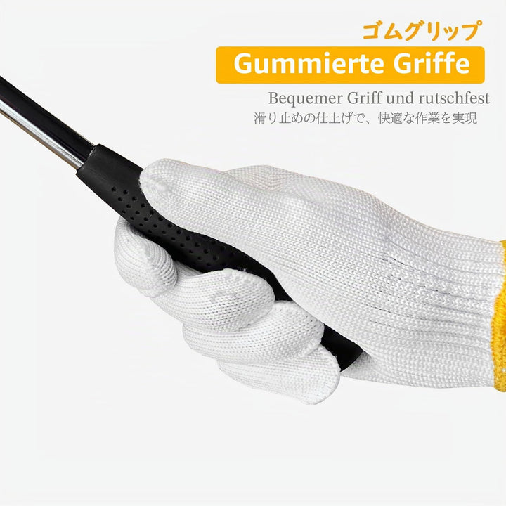 BOOSDEN Doppelkopf Gummihammer, 25 mm Mini Gummihammer mit Rutschfestem Gummigriff für Leder, Holz,