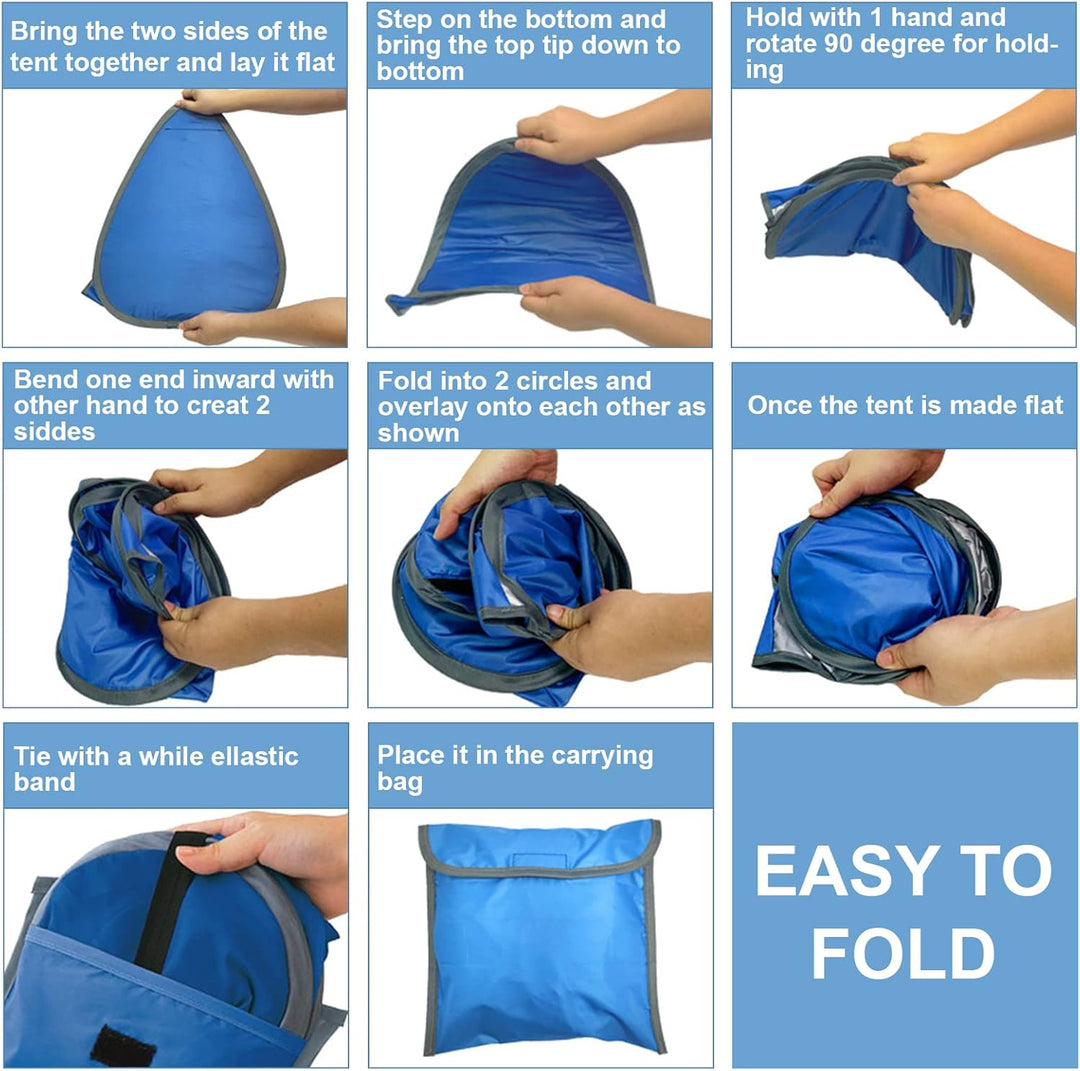 Pop Up Sonnenzelt, Mini Strand Sonnenschutz Gesicht Kopf Schatten Schutz Zelt für Outdoor Picknick C