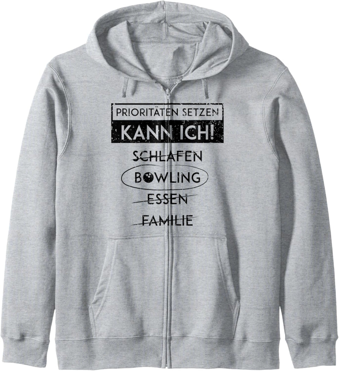 Prioritäten Setzen Kann Ich Bowling Bowlen Geschenk Bowler Kapuzenjacke