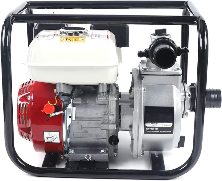 Benzin Motorpumpe Schmutzwasserpumpe Wasserpumpe Gartenpumpe Teichpumpe 2 Zoll 4 Takt 210CC