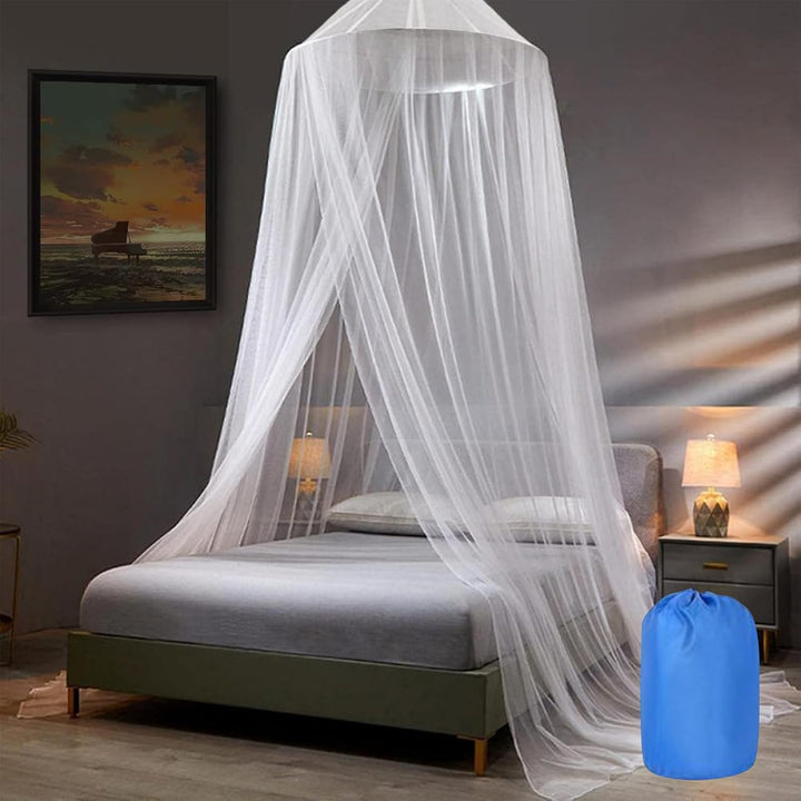 Moskitonetz Bett,Himmelbett vorhänge für Doppelbett Einzelbett, Moskitonetz Reise,Grosses Betthimmel
