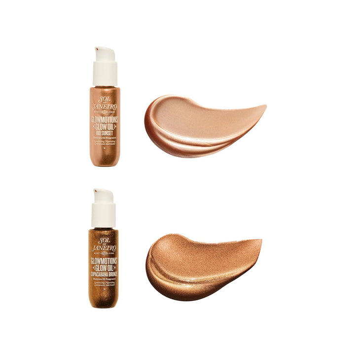Sol de Janeiro GLOWMOTIONS DUO SET, Körperöl mit Schimmer, Zwei Finishes, Cheirosa 62™ Duft, Pflegen