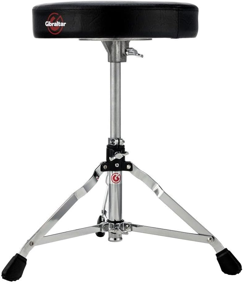 Gibraltar Schlagzeughocker, Drumhocker 5000 Series (runder SitzDurchmesser: 33cm, Vinyl Sitzfläche,