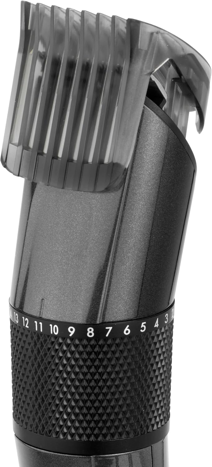 BaByliss Men Carbon Titanium Akku Haarschneider für Kopf- und Barthaare 26 Schnittlängen 0, 5mm-25mm