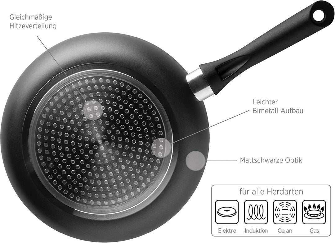 MÄSER 931727 Serie Izar, Kochtopf-Set mit Premium-Antihaftbeschichtung, geeignet für Induktion, enth