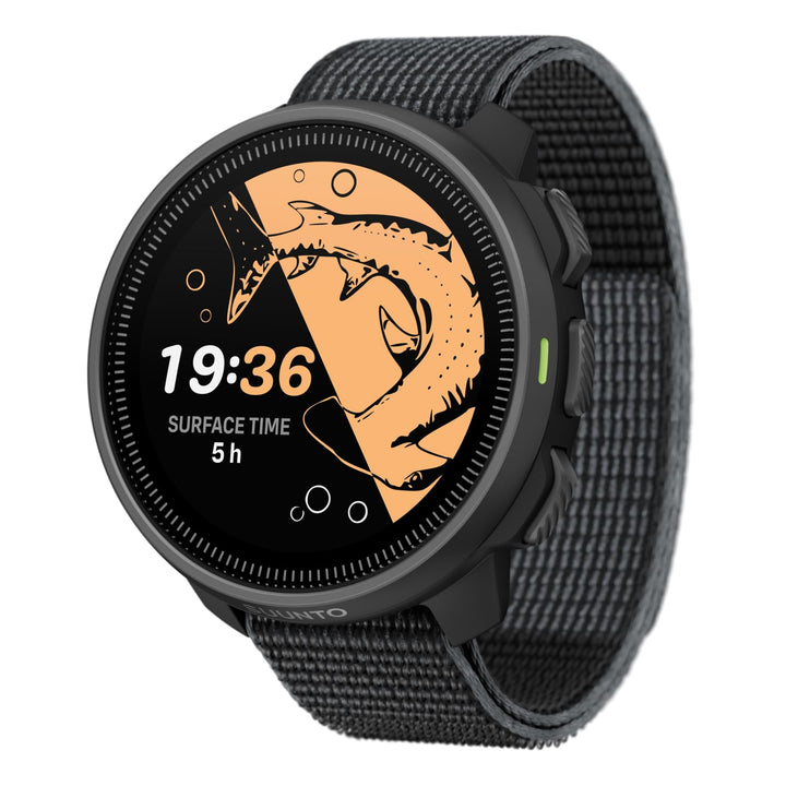 SUUNTO Nautic S Tauchcomputer, AMOLED-Touchscreen, wasserdicht bis 80 m | 60 Stunden Tauchzeit, inte