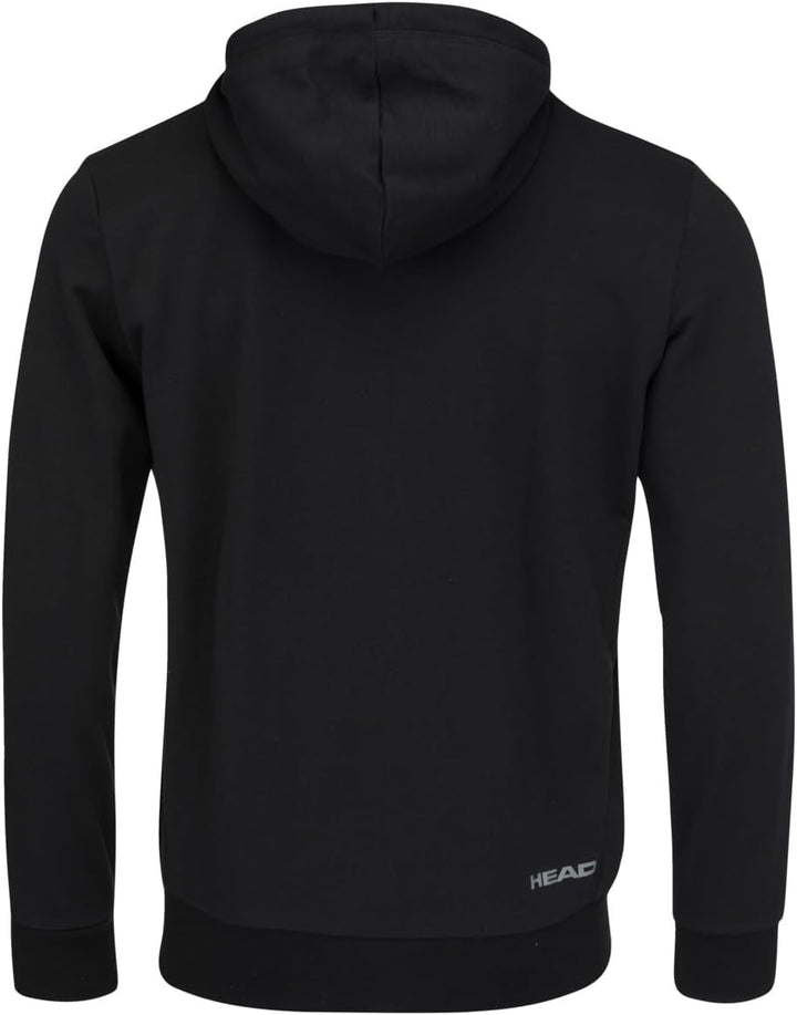 HEAD Herren Club Fynn Hoodie Fz Men Kapuzenpullover, Schwarz