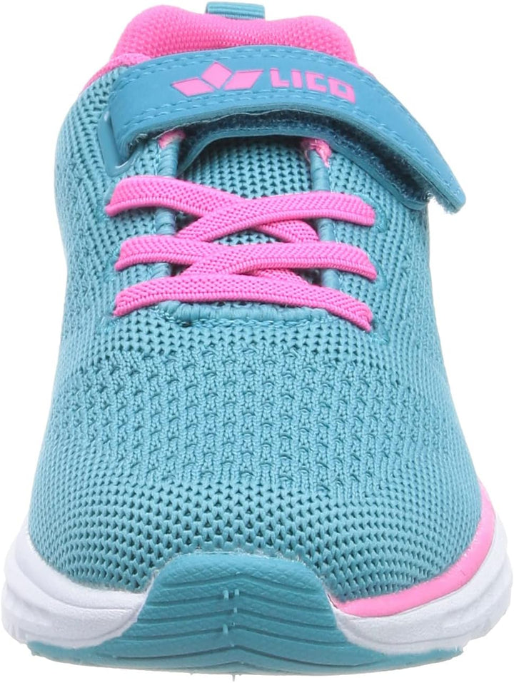 Lico Unisex Kinder Marin Vs Sneaker 32 EU Türkis Pink, 32 EU Türkis Pink