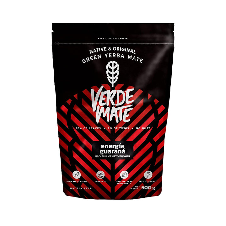 Verde Mate Guarani und Yaguar Mate Tee Set - Yerba Mate Energia Guarana 3x500g - aus Brasilien und P